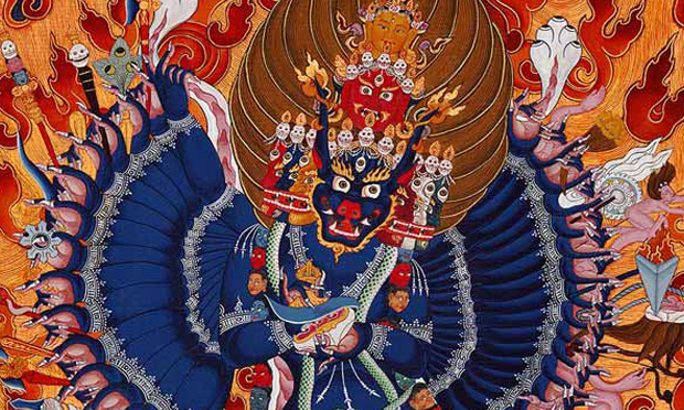 Yamantaka: Tibetan Wrathful Deity of Death.