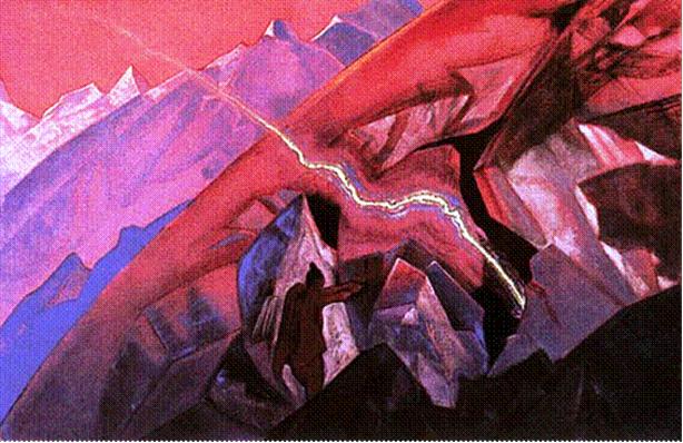 Arjuna, Nicholas Roerich, 1929.